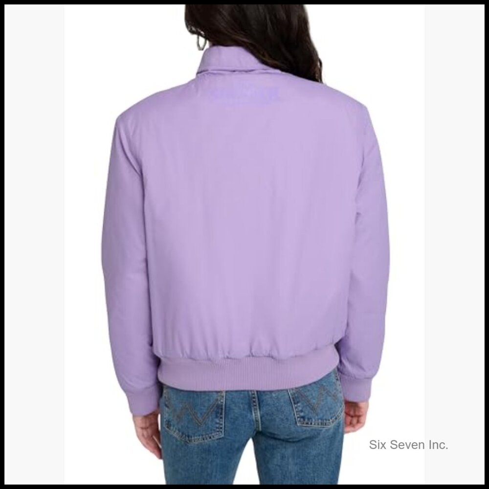 Nylon Bomber Jacket with Patchwork Lining and 4 P… - image 2